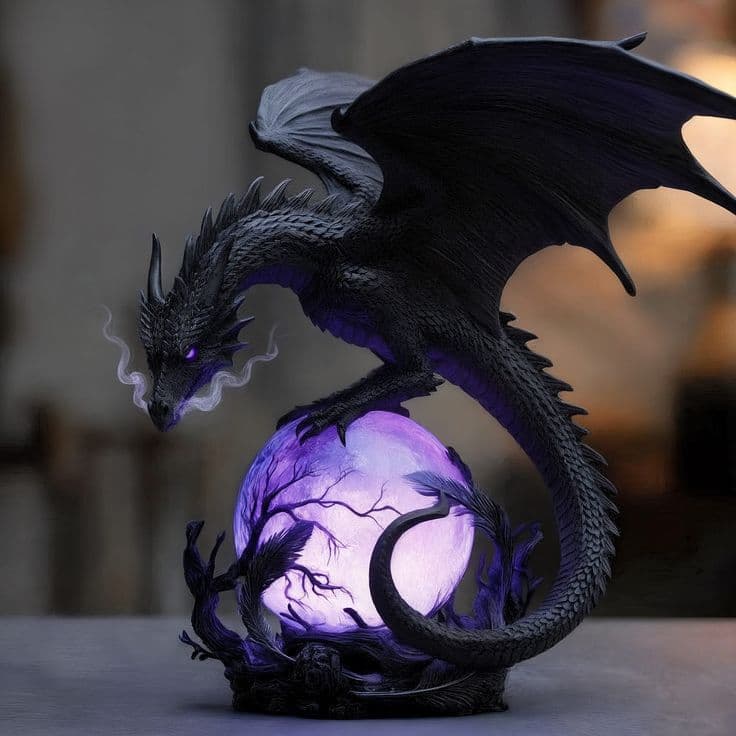 Articulated multicolor dragon toy